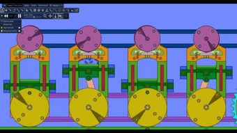 captura de pantalla de programa "Algodoo" para simular fenómenos físicos