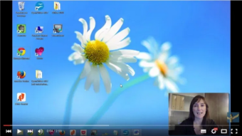 captura de pantalla de grabacion con programa Camtasia
