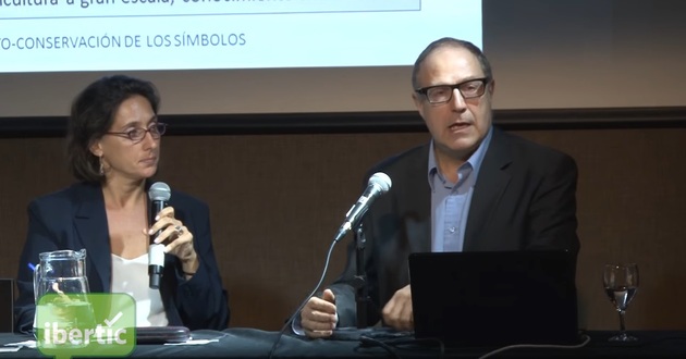 Captura de pantalla de conferencia de Pierre Levy