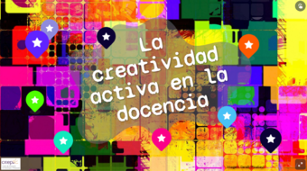 captura de pantalla de material "creatividad en docencia"