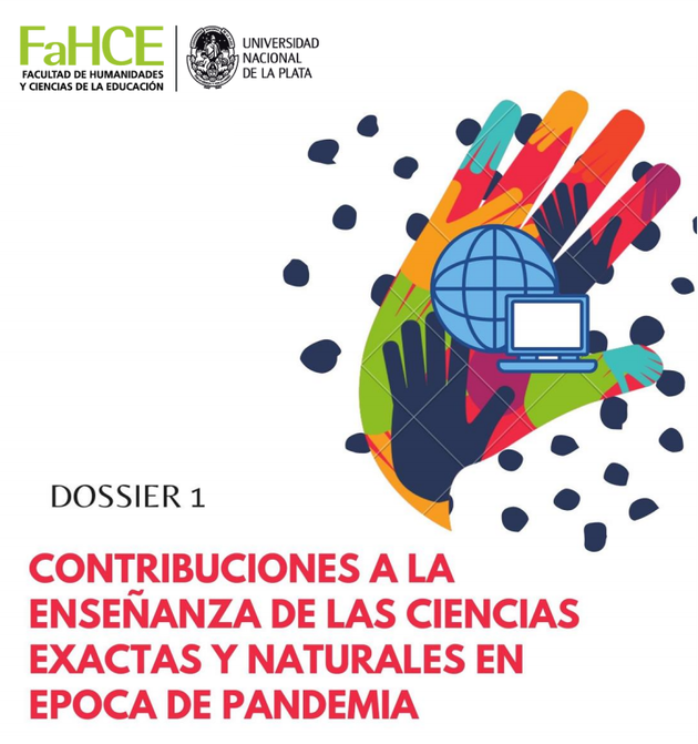 portada del dossier elaborado por el Laboratorio de Investigación e Innovación en Educación en Ciencias Exactas y Naturales sobre actividades desarrolladas durante el ASPO por covid 19