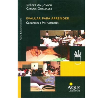 Tapa del libro "Evaluar para aprender. Conceptos e instrumentos"