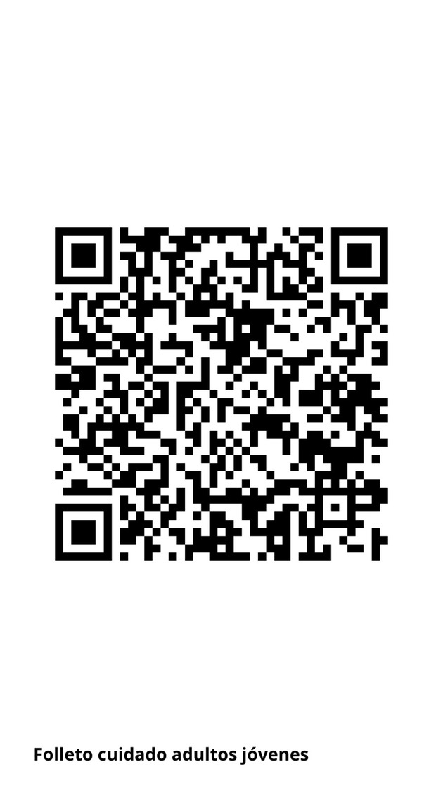 qr al folleto cuidado aldultos jóvenes
