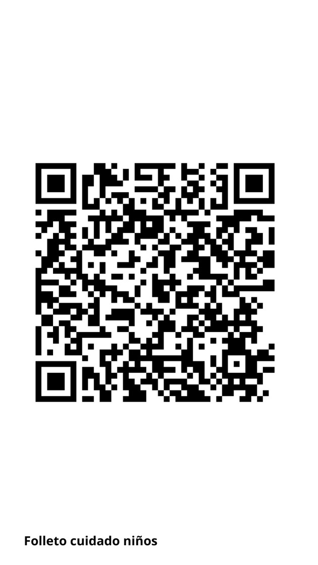qr Folleto cuidado niños y niñas
