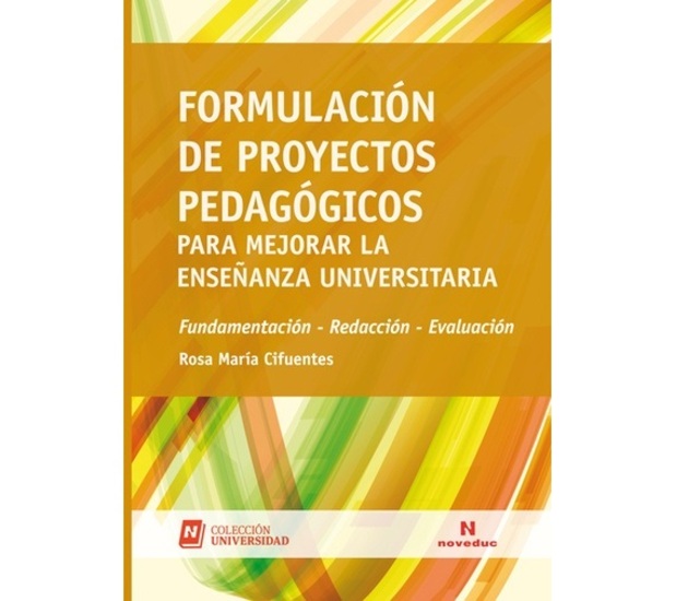 Tapa del libro "Formulación de proyectos pedagógicos para mejorar la enseñanza universitaria"
