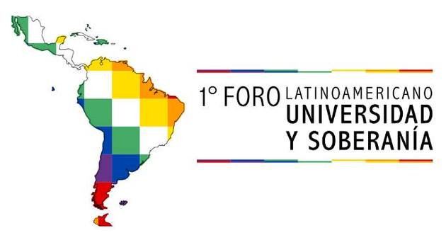 Imagen de difusión del Foro Latinoamericano Universidad y Soberanía