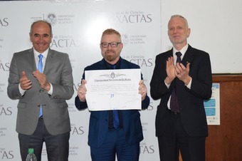 Gabriel Rabinovich recibió el  doctorado Honoris Causa de la UNLP