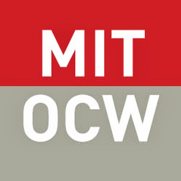 Logo del MIT Open Curse Ware. Sigla en bordó y gris.