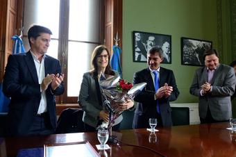 Acto de entrega de premios en la Municipalidad