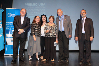 Foto tomada el día 4 de diciembre del 2018 en la entrega de los premios UBA. 