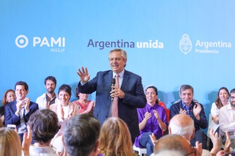 Foto del lanzamiento del Programa de Medicamentos Esenciales del PAMI