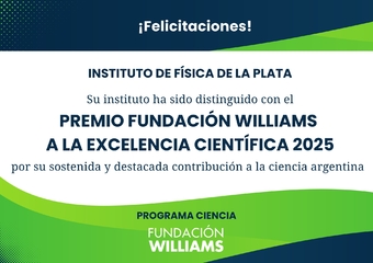 Flyer que felicita la IFLP por obtener un subsidio a la excelencia