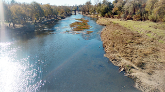 Vista del río Luján