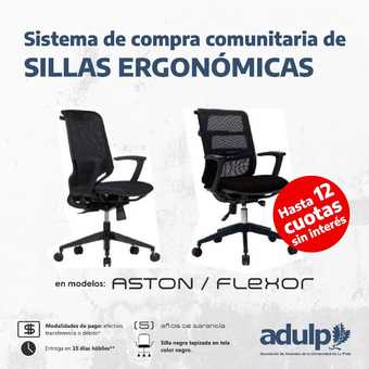 foto de sillas ergonómicas color negro para trabajo en la computadora