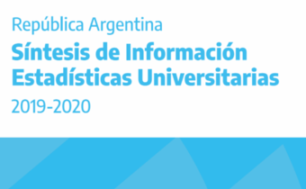 portada de la Sintesis Universitaria 2019-2020 llevada a cabo por el ministerio de educación de la nación