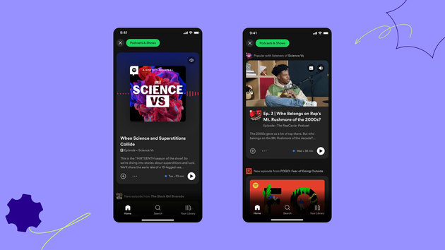 Captura de pantalla de programa "spotify for podcasters"