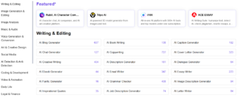 Captura de pantalla de web toolify.ai
